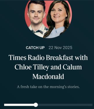 Times Radio Breakfast 4 Times Radio Breakfast